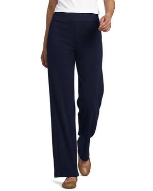 Lands' End Starfish High Rise Wide Leg Pants - Blue