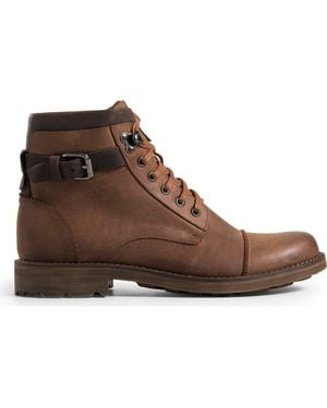 Velez Top Grain Leather Boots For Vintage Ankle Boot - Brown