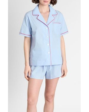 Sleepy Jones Corita Pajama Set - Blue