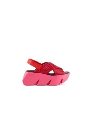 United Nude Bull Puffier Sandals - Red