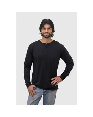 EPIC FITS Long Sleeve Henley 3 Pack - Black