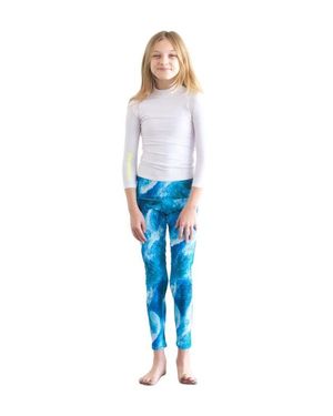 TUTUBLUE Girls' Swim Leggings - Blue