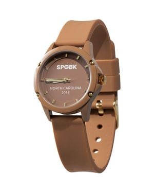 SPGBK WATCHES Sugar Mini Silicone Strap Watch, 32Mm - Brown