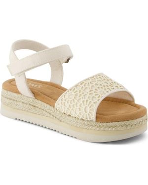 TOMS Kids' Diana Espadrille Sandal - Metallic