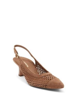Paul Green Derby Slingback Pump - Brown