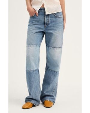 Madewell Low Slung Baggy Jeans - Blue