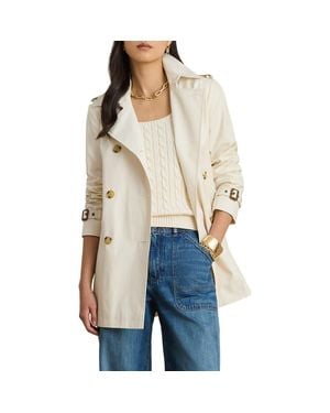 Ralph Lauren Ainsworth Double Breasted Trench Jacket - White