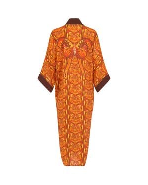 Henelle Duster Robe - Orange