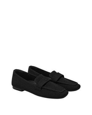 VIVAIA Square-Toe Icon Loafers - Black