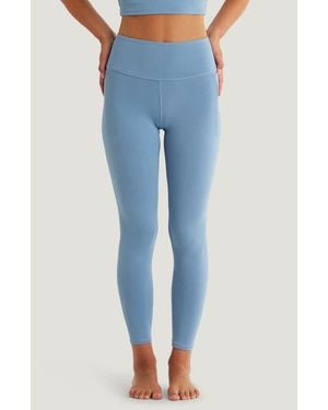 Free Fly Terraflow Pocket Leggings - Blue