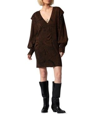 Equipment Elijah Long Sleeve Wool & Cashmere Sweater Dress - Black