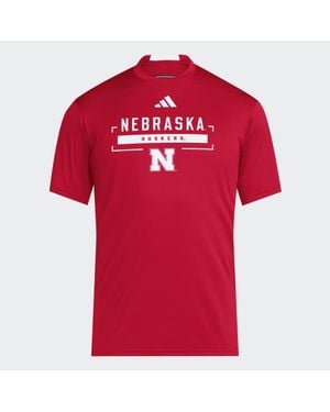 adidas Nebraska Huskers D4T Tri-Blend T-Shirt - Red