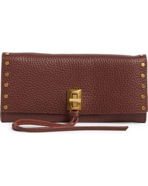 Rebecca Minkoff Darren Leather Continental Wallet - Brown