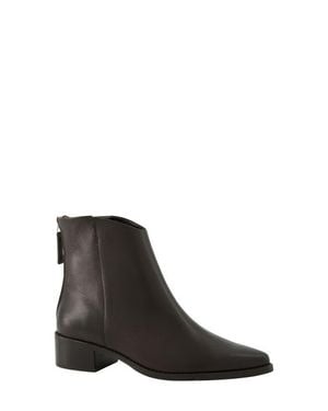 Paul Green Fiona Leather Bootie - Black