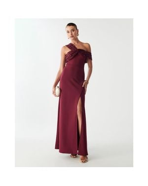 BWLDR Trisha Maxi Dress - Red
