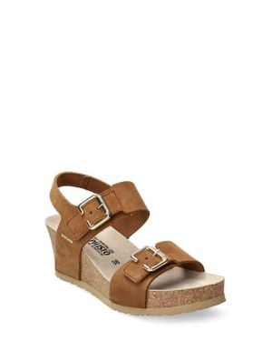 Mephisto Lissandra Platform Wedge Sandal - Brown