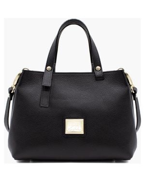 Cavalinho Muse 490 Pebbled Leather Handbag - Black