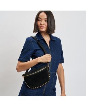 Moda Luxe Gizelle Suede Belt Bag - Blue