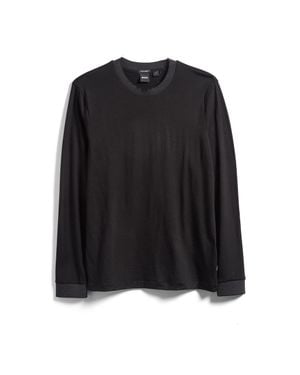 BOSS Talley 110 Wool Long Sleeve Pullover - Black