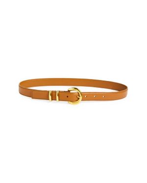 Altuzarra Round Buckle Leather Belt - Multicolor