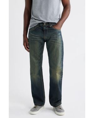 Level 7 Relaxed Straight Leg Jeans - Gray