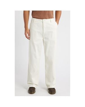 Elwood Groundskeeper Cotton Pants - White