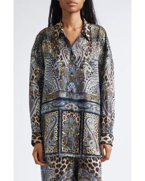 CAMILLA Oversize Shirt - Gray