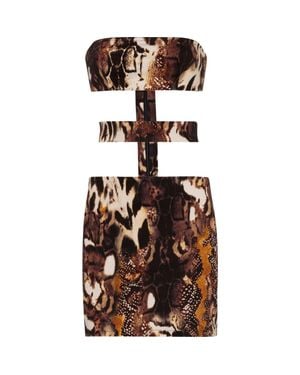 Maeve Exotic Roar Dress - Brown