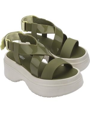 Melissa Stand Platform Sandal - Green