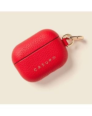 Casupo Airpod Case With Ring - Red