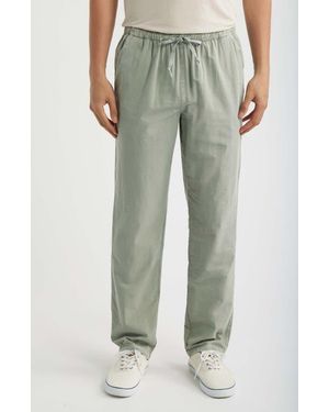 Alex Crane Air Organic Cotton Drawstring Pants - Green