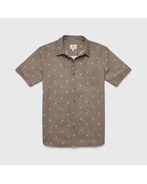 Surfside Supply Joey Palm Shirt - Natural