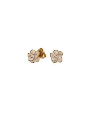 Arte Nova Jewellery Flowers Earrings - Black