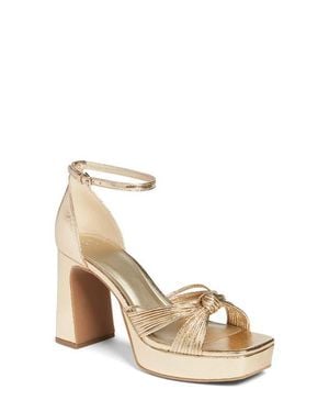 BP. Harlow Ankle Strap Platform Sandal - Natural