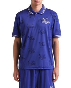 Diadora Legacy Embroidered Piqué Polo - Blue