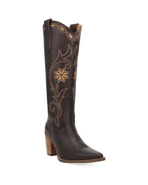 Dingo Miss Daisy Knee High Western Boot - Brown