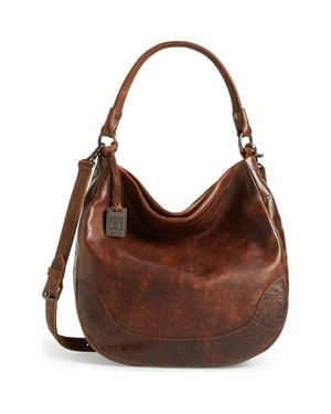 Frye Melissa Leather Hobo - Brown