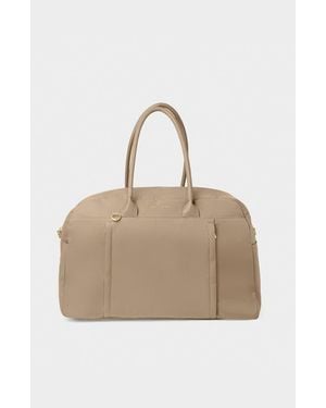 Katie Loxton Nylon-Luxe Weekend Bag - Natural