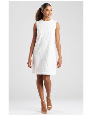 Natori Woven Fil Coupe Jqd Shift Dress - White