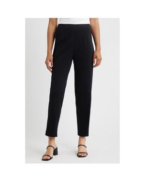 Misook Nancy Short Straight Leg Pants - Black