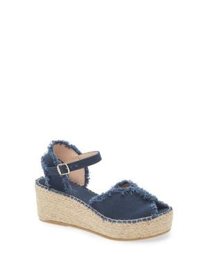Toni Pons Isaura Platform Wedge Sandal - Blue