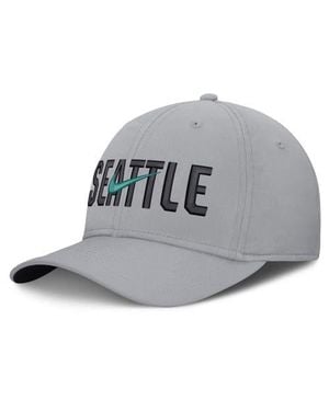 Nike Seattle Mariners Primetime Rise Dri-Fit Flex Hat - Gray