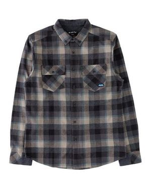 Kavu Buffaroni Flannel Shirt - Black