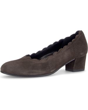 Gabor Scalloped Pump - Black