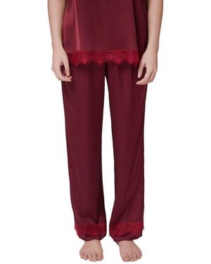Simone Perele Satin Secrets Lounge Pants - Red