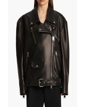 レザージャケット・コート KHAITE 'Hanson' leather biker jacket Khaite Hanson Leather Moto Jacket | Nordstrom