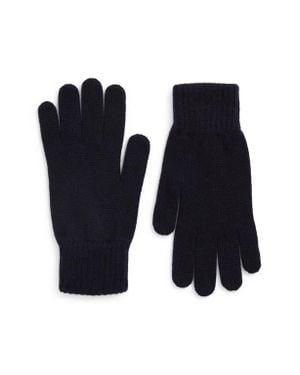 Johnstons of Elgin Cashmere Jersey Gloves - Black