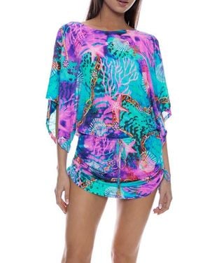 Luli Fama South Beach Dress - Blue