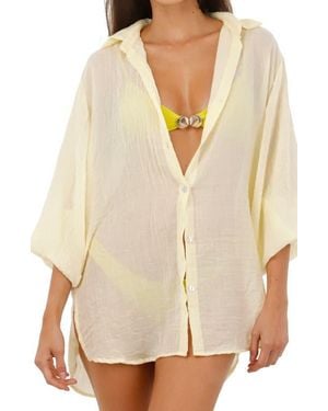 MALAI Akumal Cover-Up Shirt - Natural