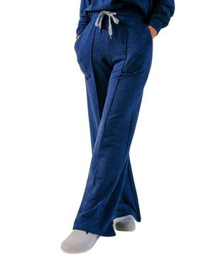Poplinen Plus Betty Organic Cotton + Tencel Wide Leg Pant - Blue